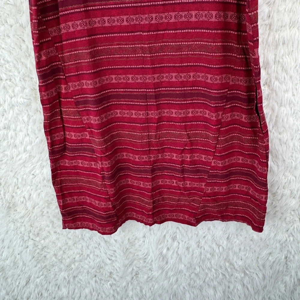 Toad & Co Sunkissed Swing Dress Womens S red orange‎ Striped Athletic Outdoor